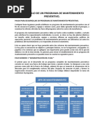 Desarrollo de Un Programa de Mantenimiento Preventivo