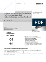 4/2 and 4/3 Proportional Directional Valves, Direct Operated, Without Electrical Position Feedback