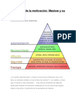 Una Teoría de La Motivación