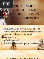 Indigenous Science and Technology in The Philippines