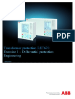 Transformer Protection RET670: Exercise 1 - Differential Protection Engineering