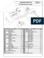 BC 1700 XC Brush Cutter Exploded Parts List