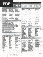 Ing-Forms Infinitives, Modals