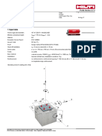 1 Input Data: Profis Anchor 2.7.3