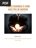 5 Idées Business À Faire Avec Peu de Moyens PDF