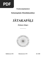 Pā I Tipi Aka. II. SUTTANTA-PITAKA. E. KHUDDAKA-NIKĀYA. Vol. 22. Jātakapā I (Pa Hamo Bhāgo)