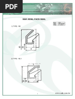 Nak Axial Face Seal: 1) Type - Re