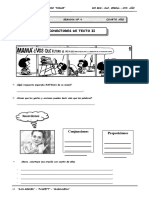 III Bim - 4to. Año - Guía 4 - Conectores de Texto II