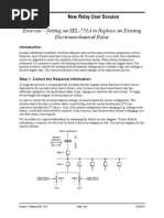 Exercise - Setting An SEL-751A To Replace An Existing Electromechanical Relay