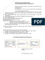 Persyaratan Ujian Proposal