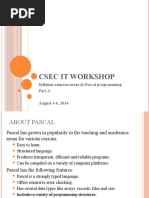 CSEC IT Workshop Part 2 - A