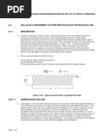 Cellular Confinement System Specification For Railroad USE Description