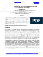 Study and Analysis On 33Kv Transmission Line Loss Calculation of Pabna Pbs-2