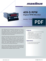 Masibus 409-S RPM - R1F - 0914 - Digital RPM Monitor PDF