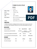 Curriculum Vitae: Personal Information