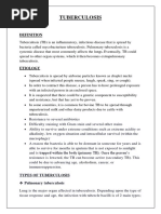 Types of Tuberculosis