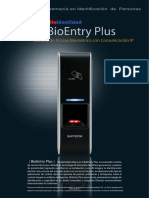 Bioidentidad BioEntryPlus Folleto