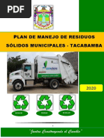 Plan de Manejo de Residuos Solidos Tacabamba - 2020