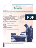 Equality Equality: Unit 3