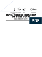 Grupurile Vulnerabile Si Economia Sociala in Romania