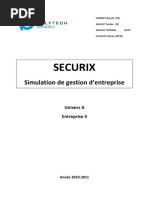 Securix: Simulation de Gestion D'entreprise