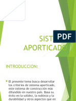 Sistema Aporticado