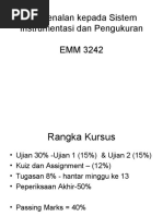 Pengenalan Kepada Sistem Instrumentasi Dan Pengukuran EMM 3242