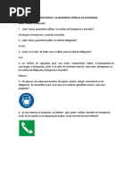 Reconocemos y Elaboramos Señales de Seguridad