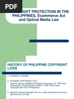 PHILIPPINES, Ecommerce Act and Optical Media Law