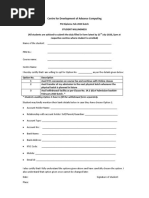 Student Declaration Form Feb 2020