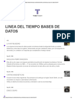 Linea Del Tiempo Bases de Datos PDF