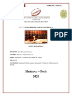 Suspensión y Extinción Del Contrato de Trabajo PDF