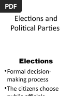 Elections and Political Parties