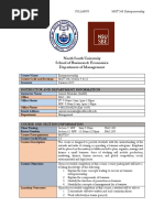 North South University School of Business & Economics Department of Management