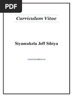 Curriculum Vitae-SJ Sibiya 1 of 1