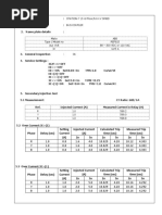 Make ABB Type / Model No REF615 Aux Volt 88 - 300 VDC or 110 VAC in 1or5 A: OK