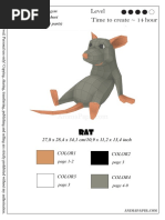 Level Time To Create 14 Hour: Assembly Scheme: 2 Sheet Template: 9 Sheets (55 Parts)