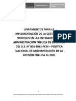 SGP-PCM Lineamientos GXP