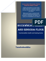 Buckwheat, Singoda and Millet Flours