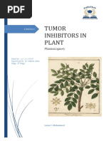 Tumor Inhibitors in Plant