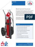 Extintor 20B-C de Dióxido de Carbono de 50 A 100 LB