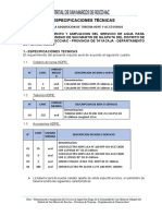 Especificaciones Técnicas - Hdpe