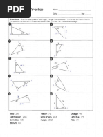 Coloring Activity Triangles PDF