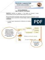 Guía de Aprendizaje Adjetivo