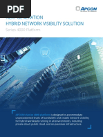 Next Generation Hybrid Network Visibility Solution: Series 4000 Platform