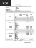 Annexure Number Seal Statement