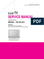 LG LCD TV Rz-23Lz41 Service Manual