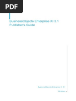 Businessobjects Enterprise Xi 3.1 Publisher'S Guide