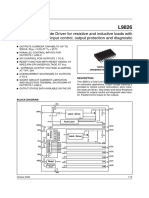 Octal Low-Side Driver For Resistive and Inductive Loads With Serial/parallel Input Control, Output Protection and Diagnostic