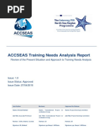 ACCSEAS Training Needs Analysis Report PDF